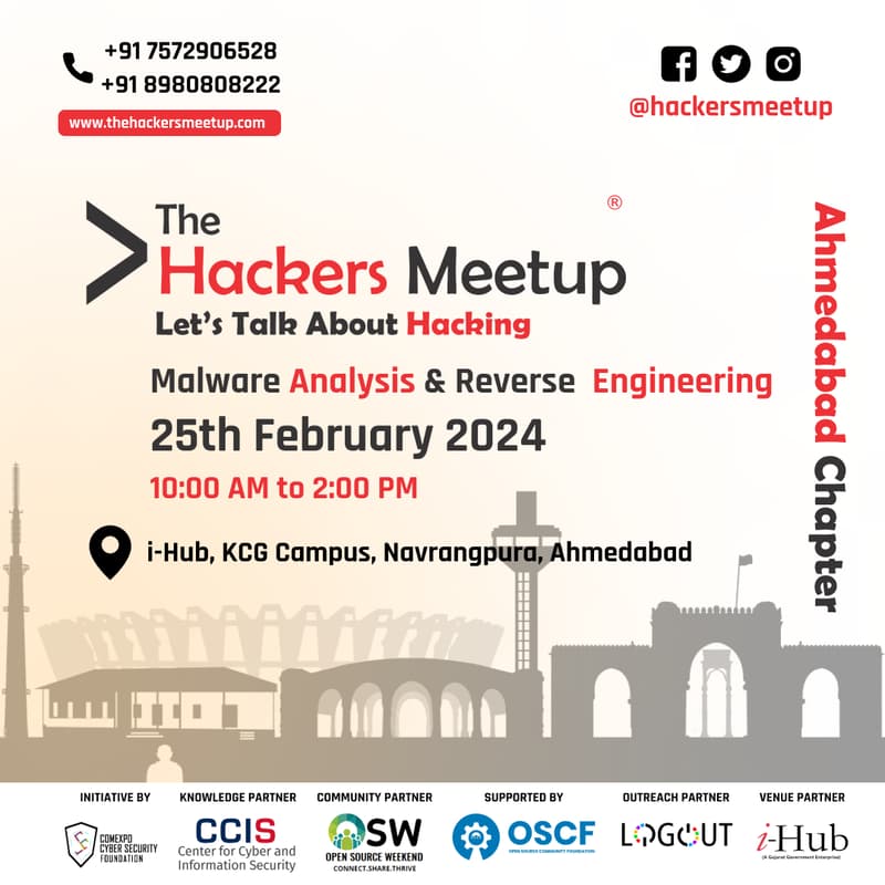 Cover Image for The Hackers Meetup Ahmedabad
