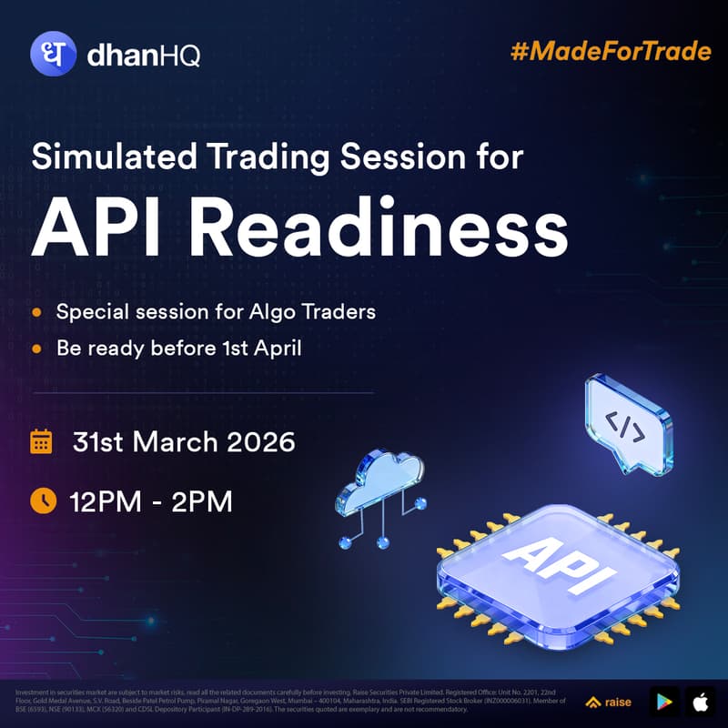 Cover Image for Simulated Trading Session for API Readiness - DhanHQ APIs
