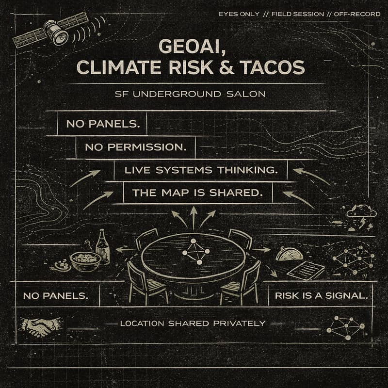 Cover Image for GeoAI, Climate Risk, and Tacos