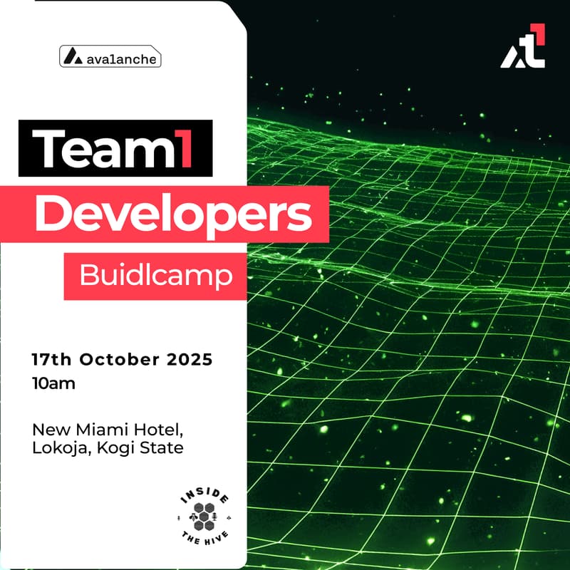 Cover Image for Team1 Developers Buidlcamp, Lokoja.