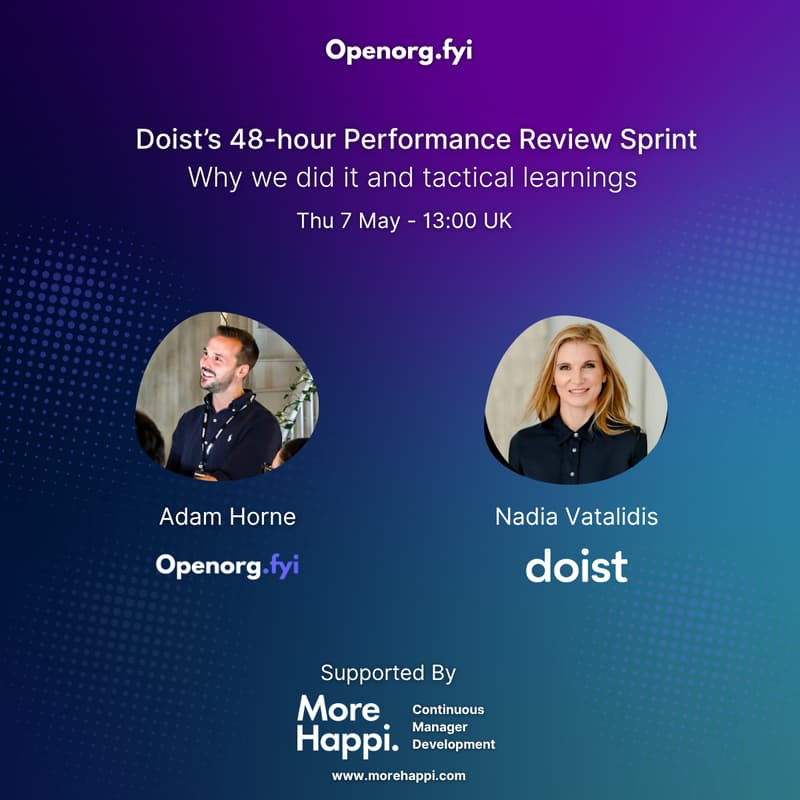 Cover Image for Doist's 48 hour Performance Review Sprint: Why we did it and tactical learnings