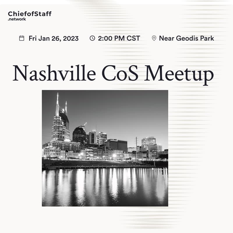 Cover Image for Nashville CoS Meetup (Jan 26)
