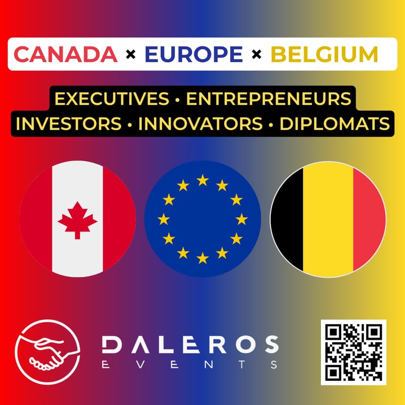 Cover Image for 🇨🇦 Canada 🇪🇺 Europe 🇧🇪 Belgium Business Networking — Innovators • Entrepreneurs • Diplomats | DECA EUROPE by DALEROS EVENTS