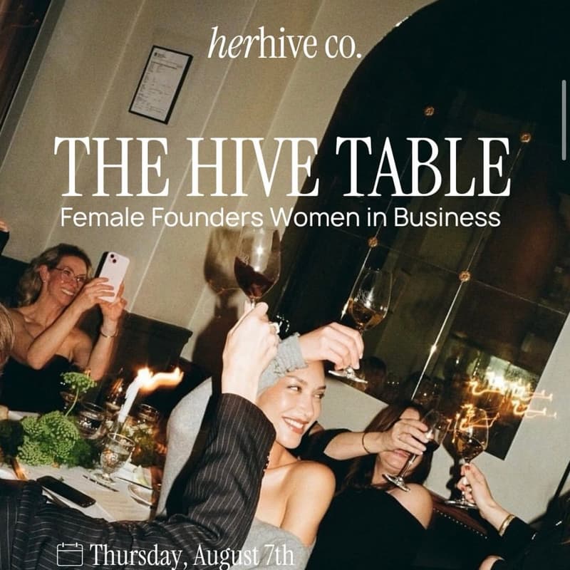 Cover Image for The Hive Table - Female Founders Women In Business