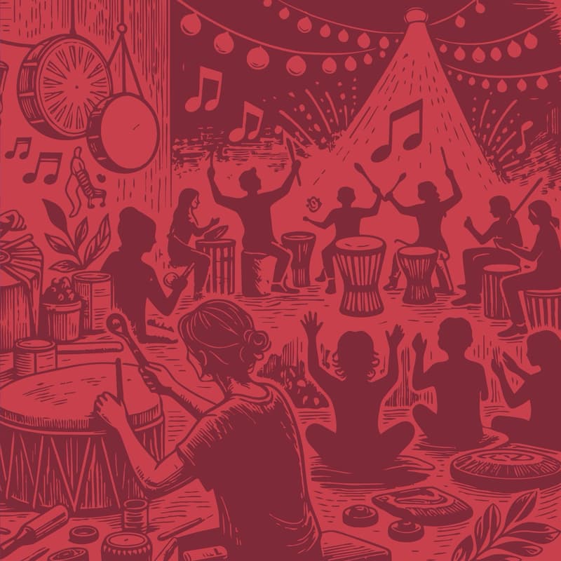 Cover Image for Concierto De Tambores con La Legión Colombia - La 50 se ilumina