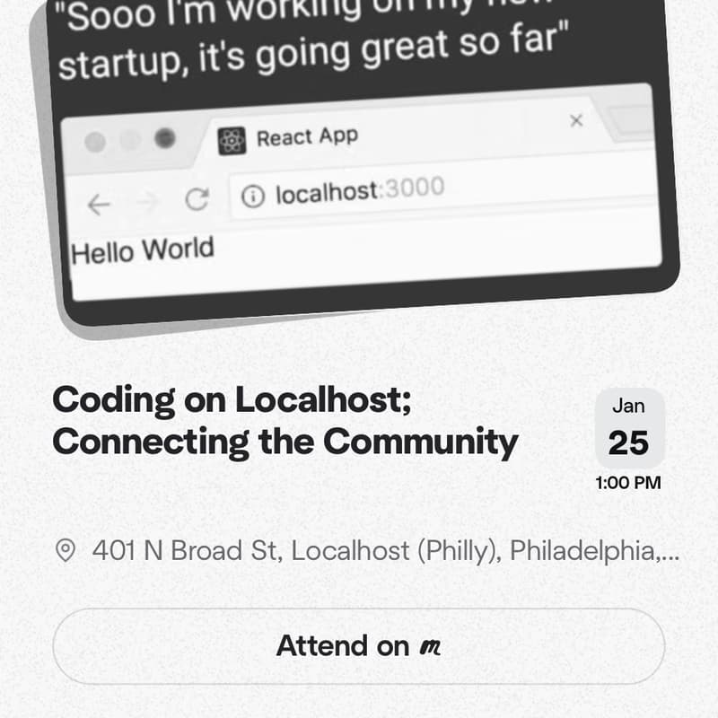 Cover Image for Coding on Localhost; Connecting the Community