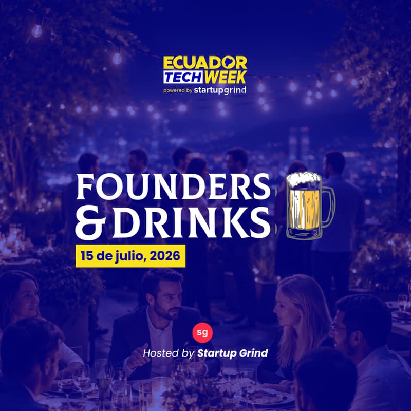 Cover Image for Founders & Drinks by Startup Grind 🍽️🌙