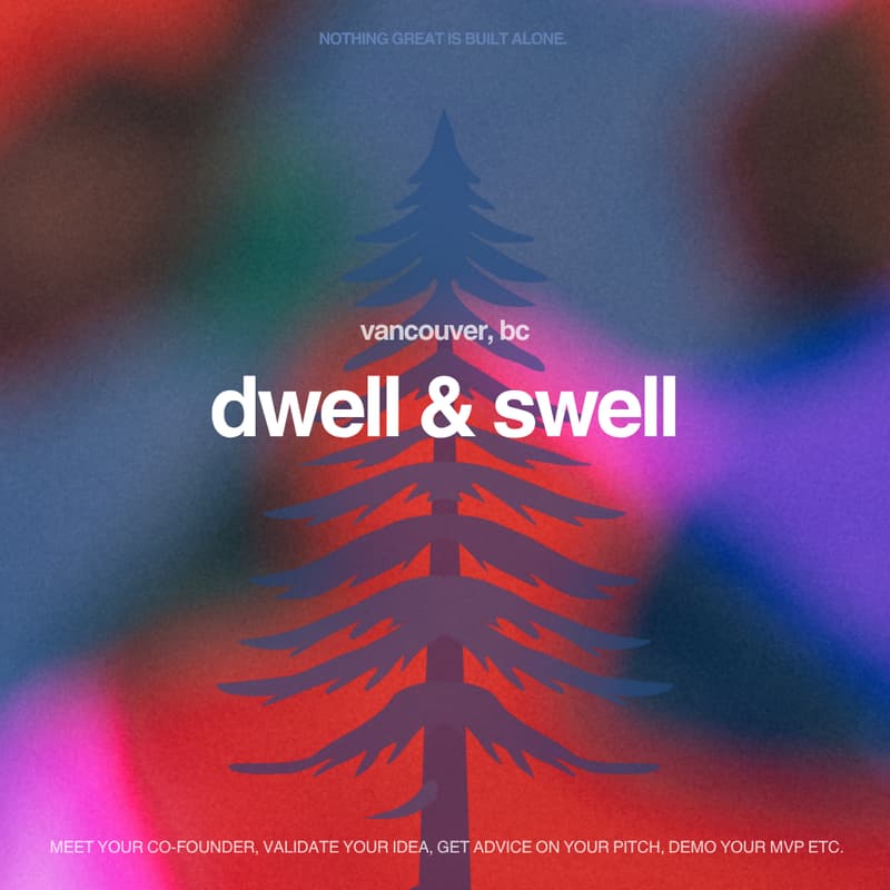 Cover Image for Dwell & Swell Vancouver - Co-working for Founders (AI+Mobile, Data Security, Healthcare)