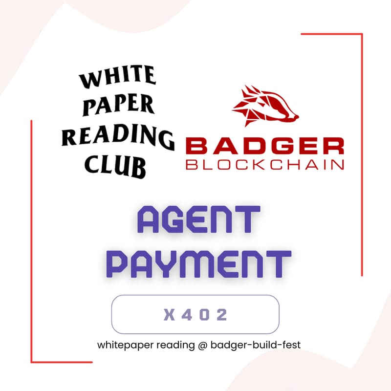 Cover Image for Whitepaper Reading Club: x402 on Wisconsin!