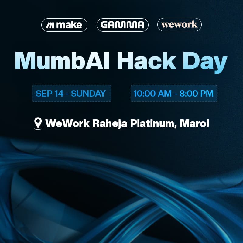 Cover Image for MumbAI Hack Day