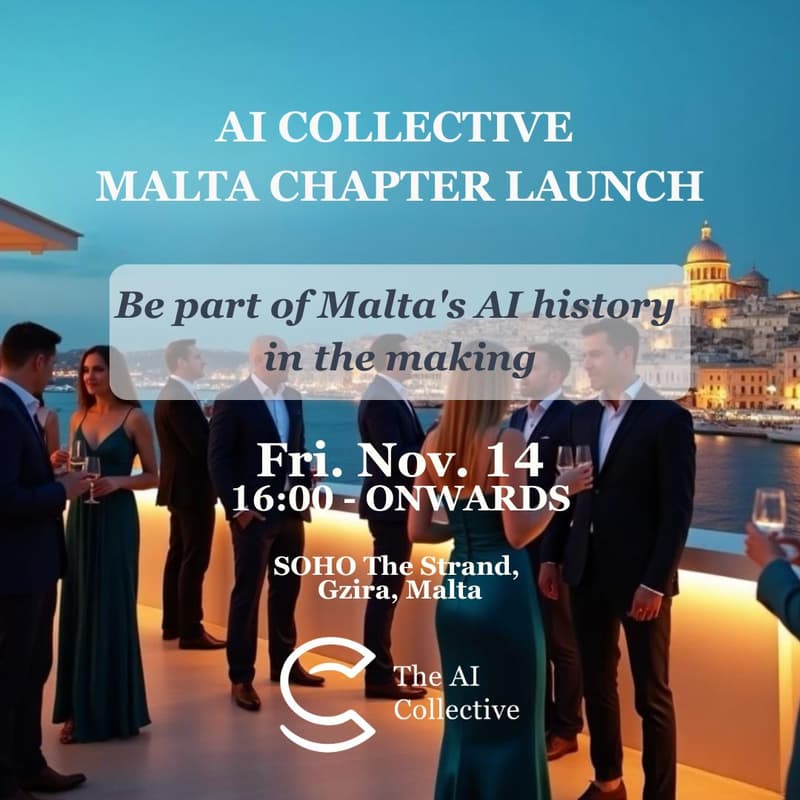 Cover Image for π AI Collective Malta Chapter Launch | Shaping Malta's AI Future