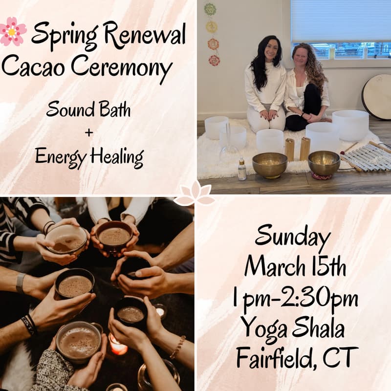 Cover Image for 🌸 Spring Renewal  : A Cacao Ceremony 🤍