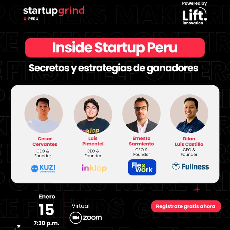 Cover Image for Inside Startup Perú: Secretos y Estrategias de Ganadores