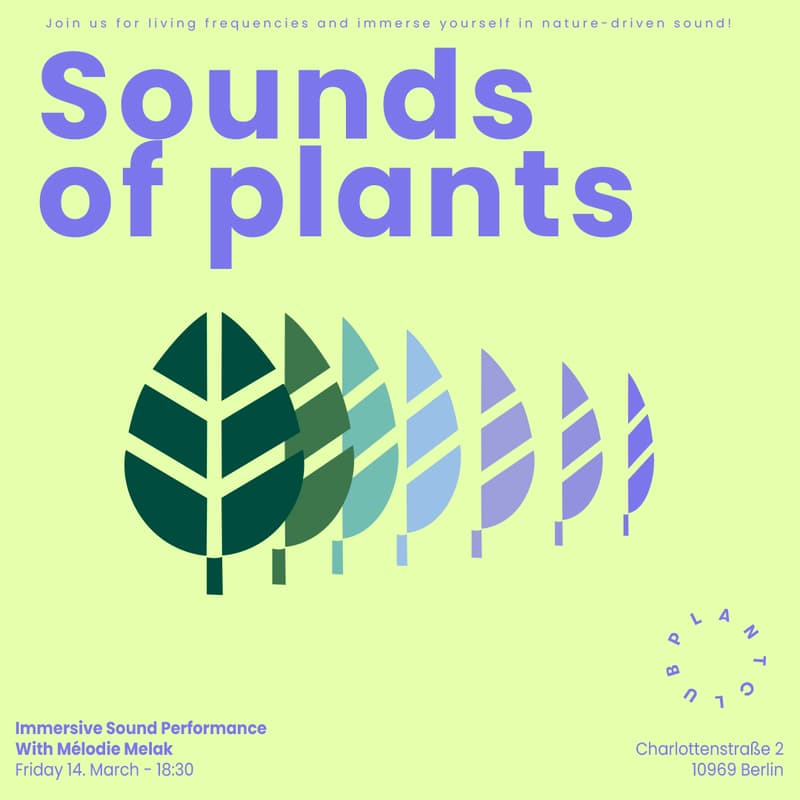 Cover Image for Sounds of Plants - Melodie Melak x Plantclub