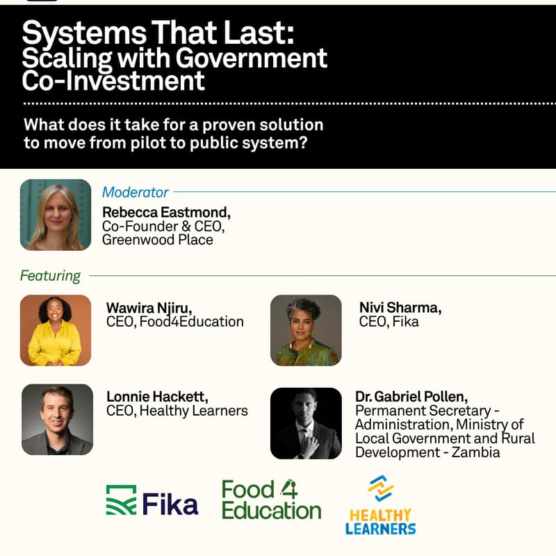 Cover Image for Systems That Last: Scaling with Government Co-Investment