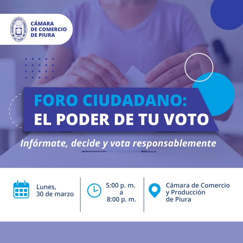Cover Image for FORO CIUDADANO: EL PODER DE TU VOTO