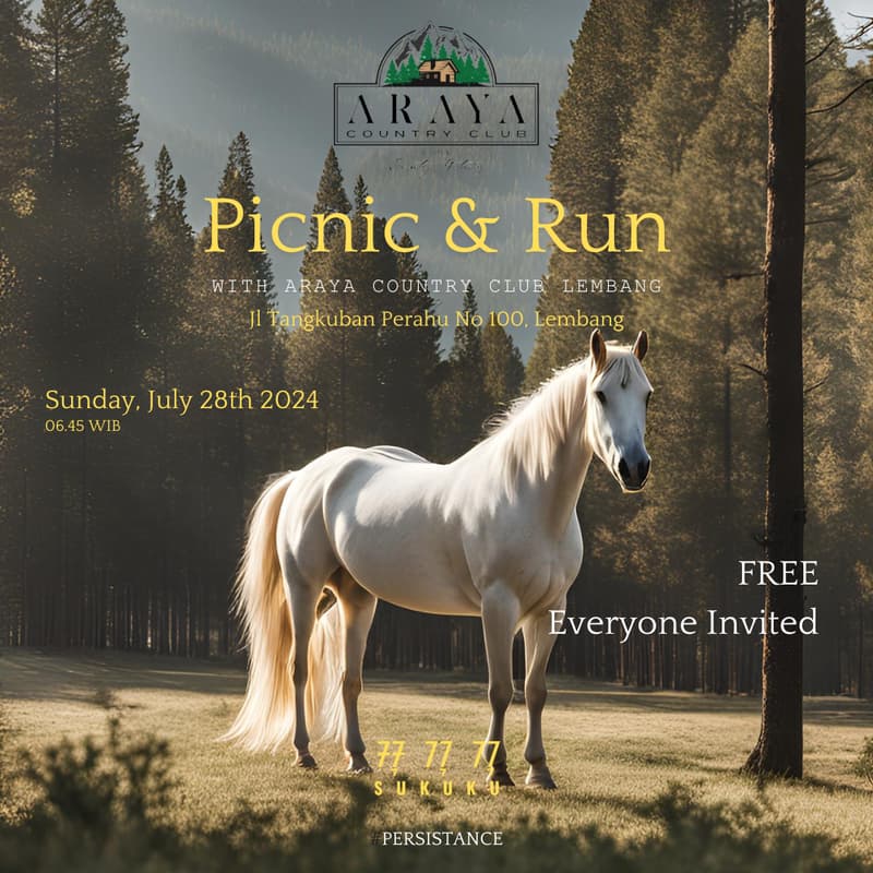 Cover Image for Picnic & Run to Araya Country Club - Lembang