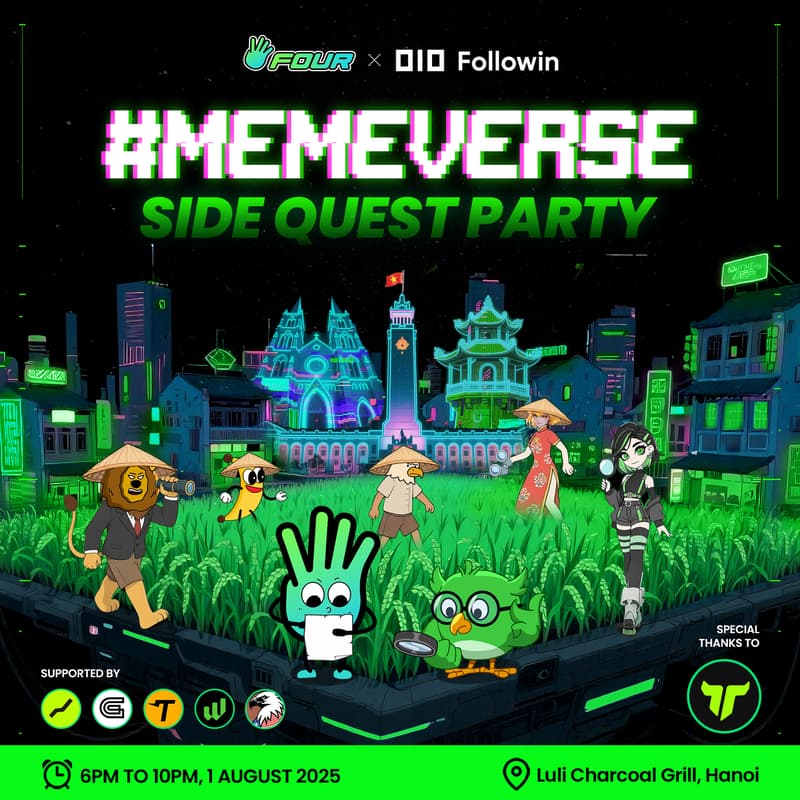 Cover Image for Memeverse: Side Quest Party By Four.Meme X Followin
