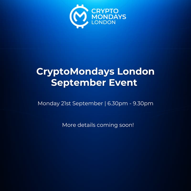 Cover Image for CryptoMondays London September Event