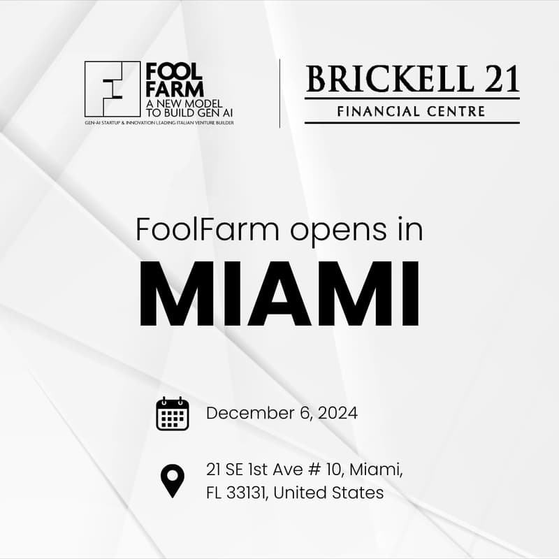 Cover Image for Miami meets FoolFarm Venture Building: the asset class fueling Gen-AI innovation. Join FoolFarm’s exclusive investor event. (Limited seats)