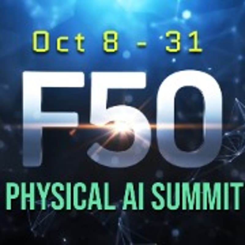 Cover Image for Workshop and Showcase @ F50 Physical AI Summit - Silicon Valley 2025