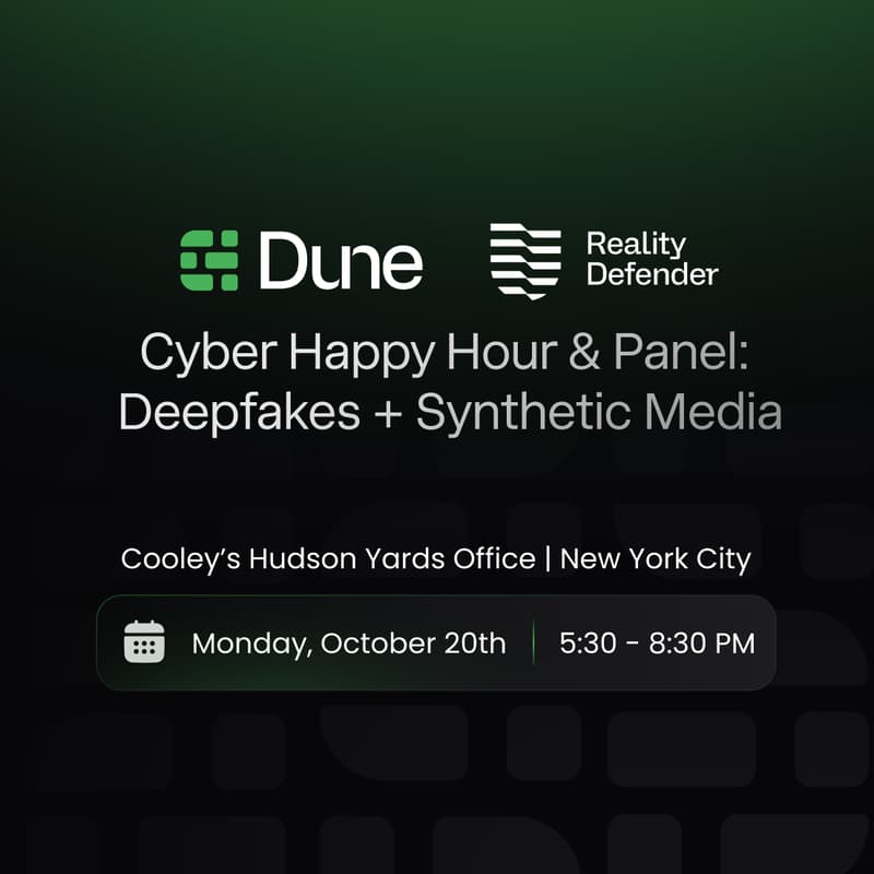 Cover Image for Cyber Happy Hour & Panel: Deepfake + Synthetic Media