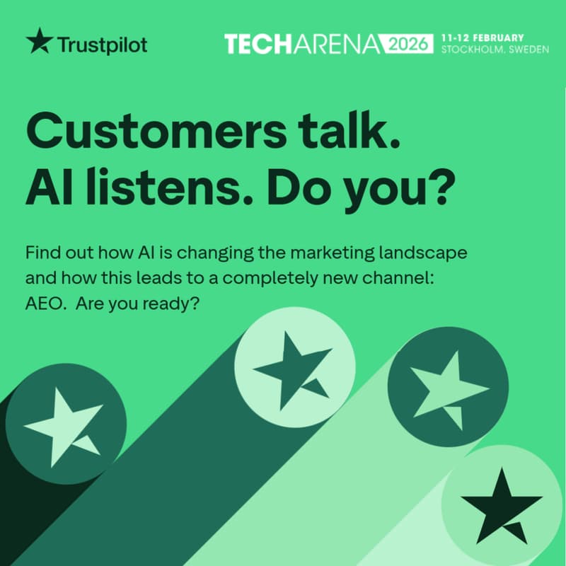 Cover Image for Marketing & Tech - The rise of AEO as a channel - Hosted by Trustpilot