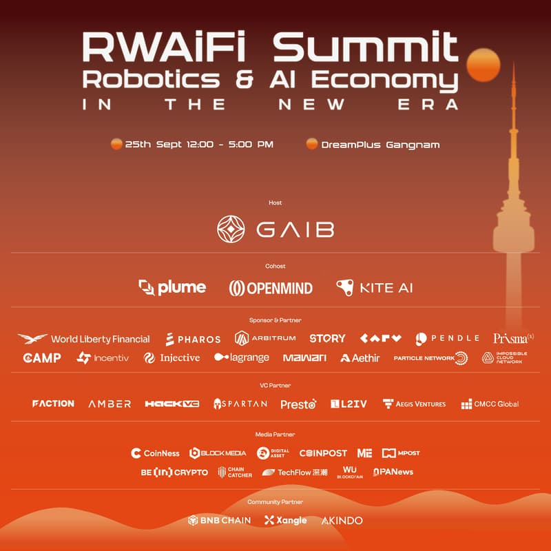 Cover Image for RWAiFi Summit: Robotics & AI Economy in the New Era