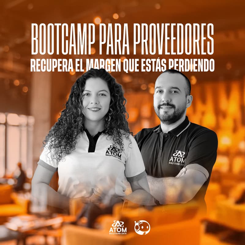 Cover Image for Bootcamp Atom Data para Proveedores: Más control. Más margen. Más crecimiento.