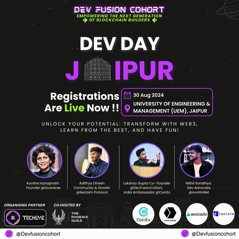 Cover Image for DFC: Dev Day Jaipur