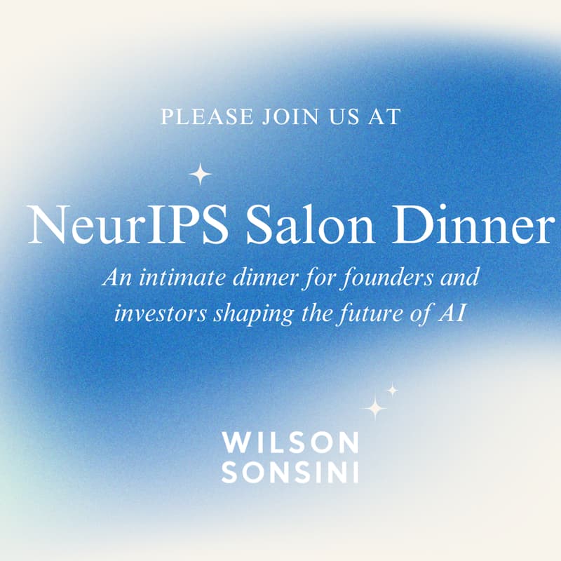 Cover Image for NeurIPS Salon Dinner hosted by Wilson Sonsini