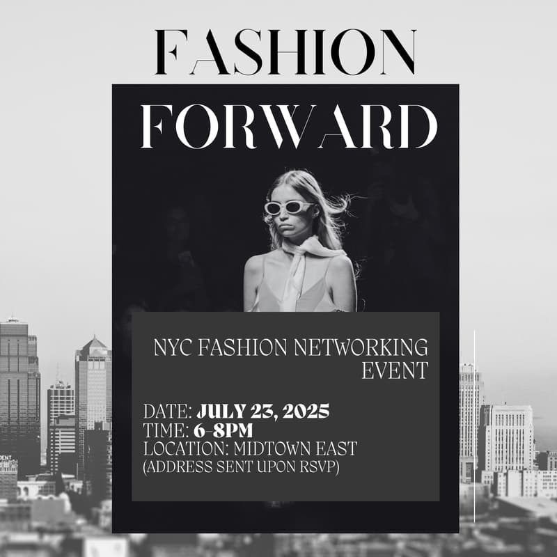 Cover Image for Fashion Forward NYC Fashion Industry Meetup Networking Event
