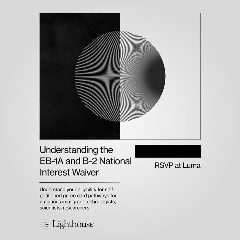 Cover Image for Lighthouse Sessions: Understanding the EB-1A & EB-2 NIW