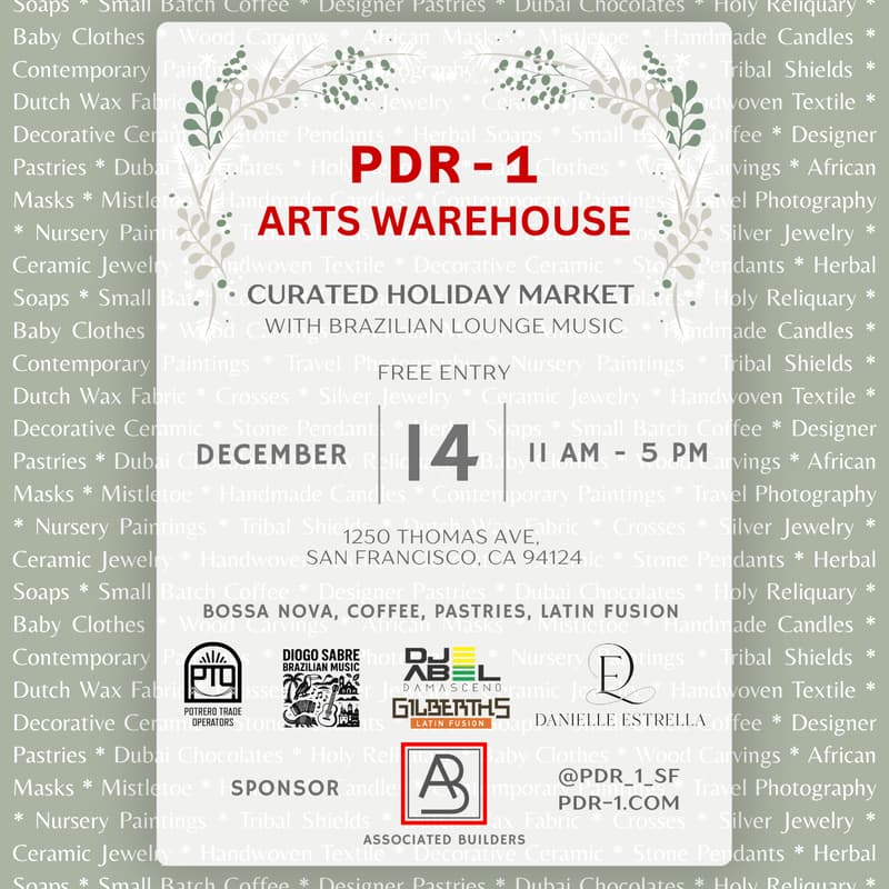 Cover Image for Holiday Market (Curated Edition): PDR-1 Arts Warehouse