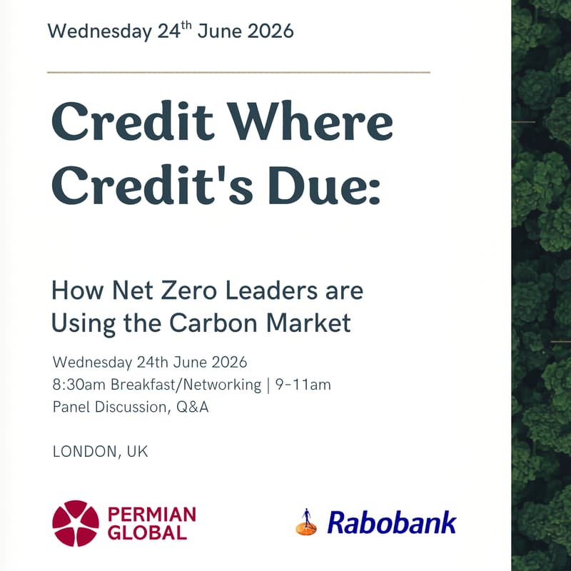 Cover Image for Credit Where Credit's Due: How Net Zero Leaders are Using the Carbon Market