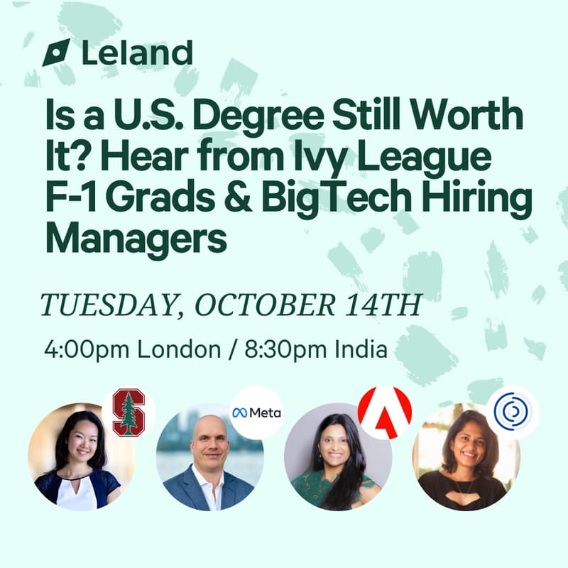 Cover Image for Is a U.S. Degree Still Worth It? Hear from Recent F-1 Grads & BigTech Hiring Managers