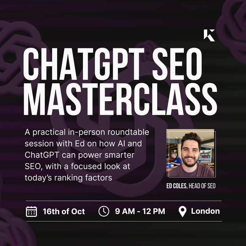 Cover Image for ChatGPT SEO Masterclass