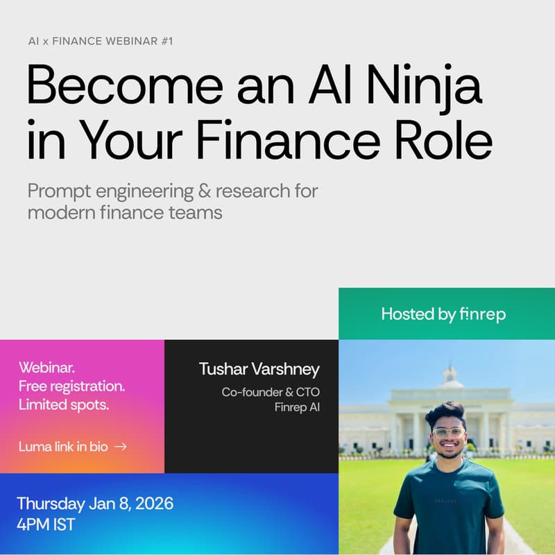 Cover Image for [AI x FINANCE WEBINAR] Prompt Engineering for Modern Finance Teams