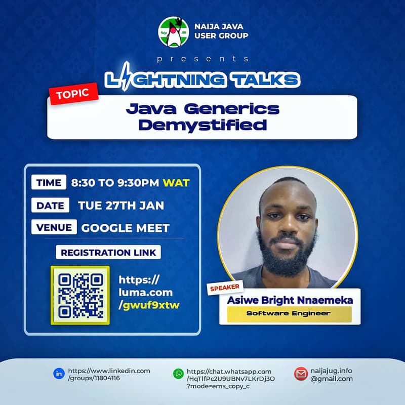 Cover Image for Java Generics demystified (Lightning Talks)