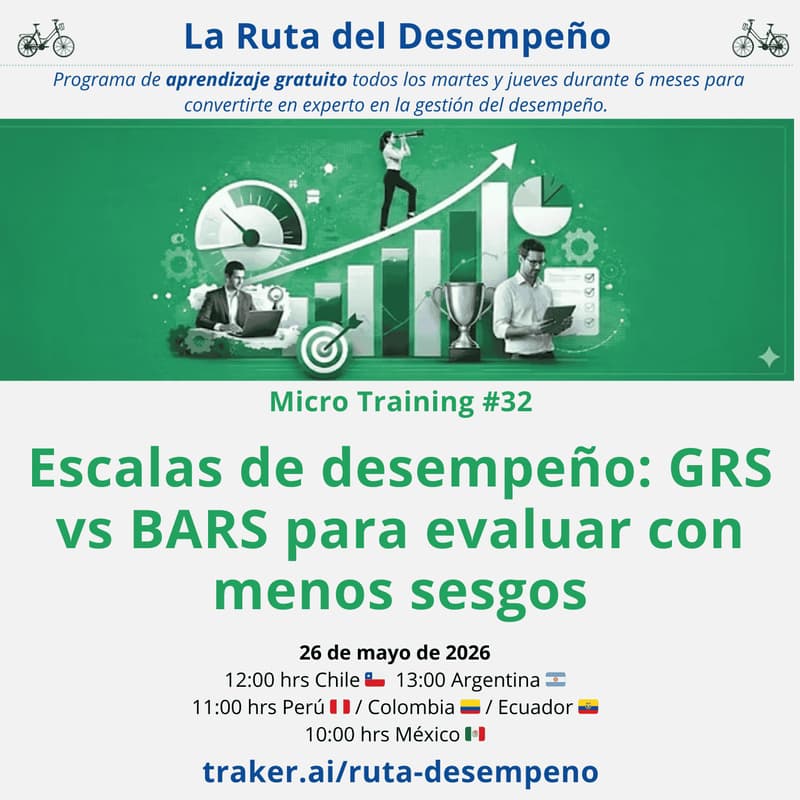 Cover Image for MicroTraining #32 Escalas de desempeño: GRS vs BARS para evaluar con menos sesgos