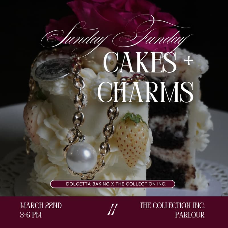 Cover Image for Sunday Funday: Cakes + Charms