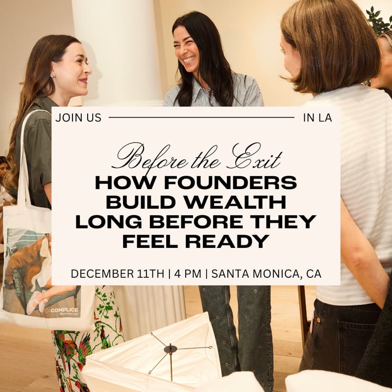 Cover Image for [LA FFCExpert] Before The Exit: How Founders Build Wealth Long Before They Feel Ready.