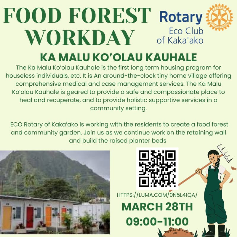 Cover Image for Food Forest Workday at Ko'olau Kau Hale