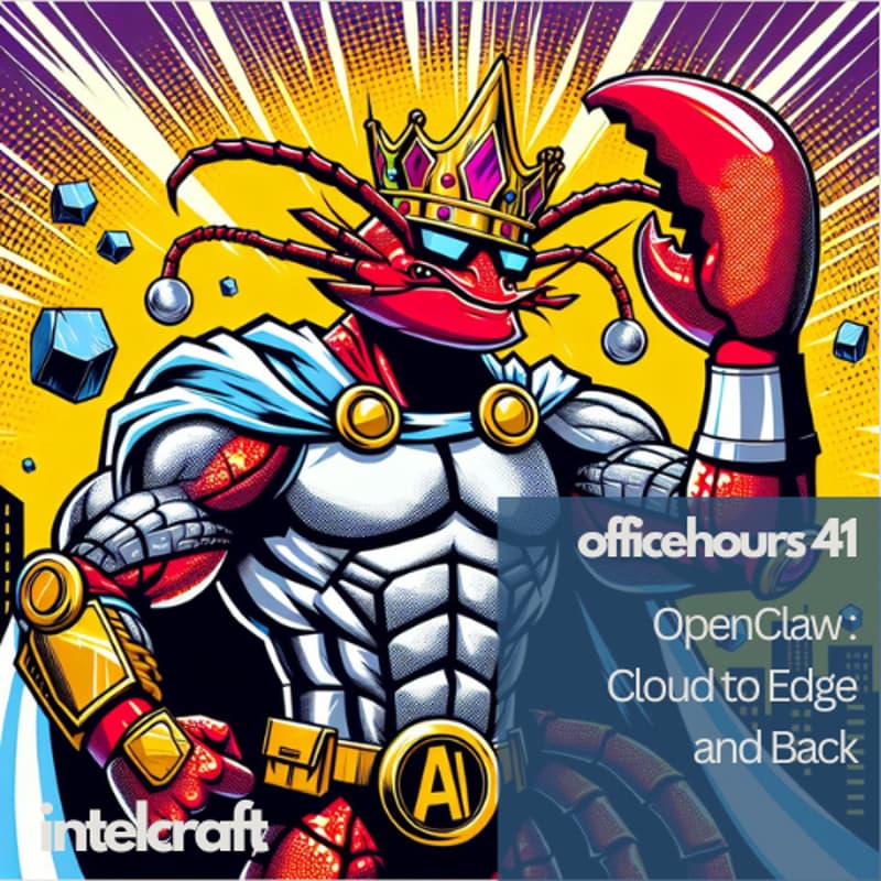 Cover Image for [officehours 41] OpenClaw : Cloud to Edge and Back