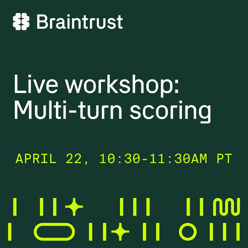 Cover Image for Live workshop: Multi-turn scoring