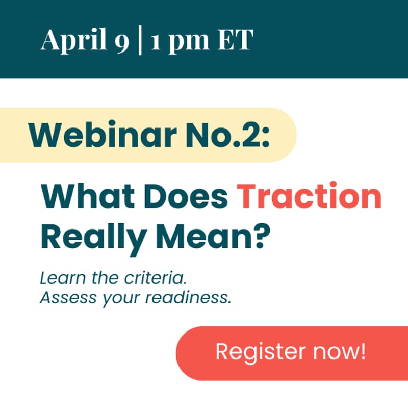Cover Image for A founder-focused session to understand how investors evaluate traction at the earliest stages across different industries.