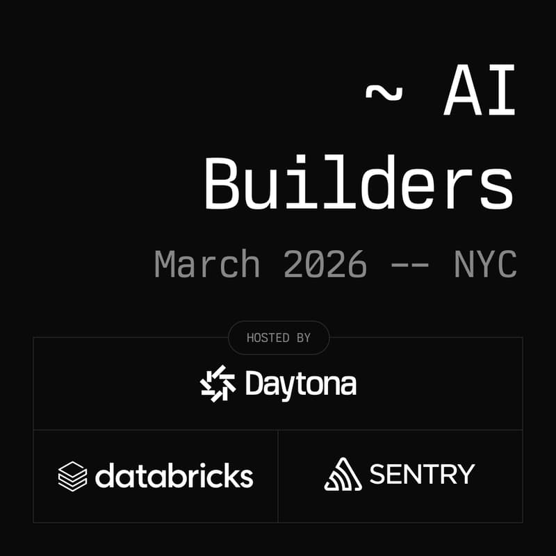 Cover Image for Daytona AI Builders - NYC, March 2026