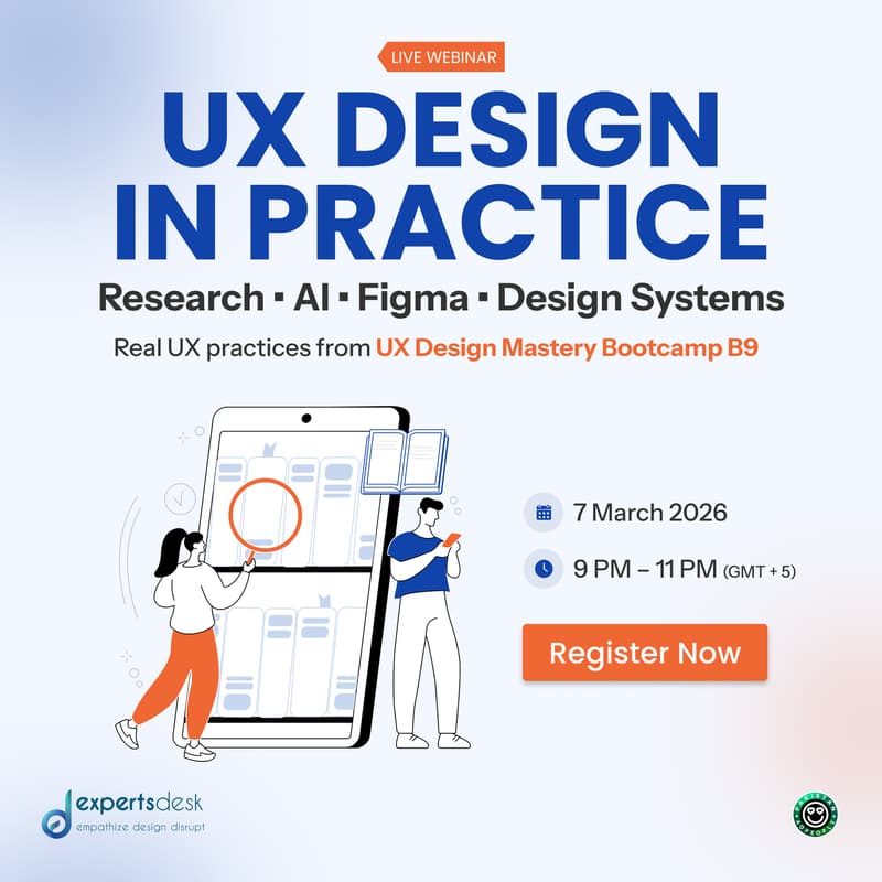 Cover Image for UX Design in Practice: Research, AI, Figma & Design Systems