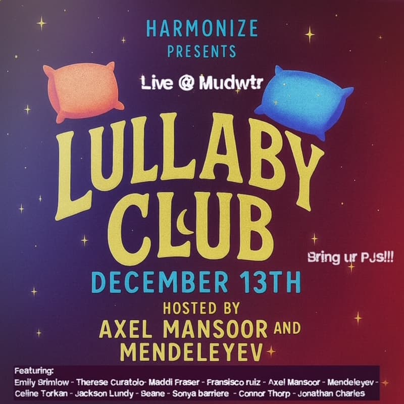 Cover Image for Lullaby Club @ MUD\WTR :gather