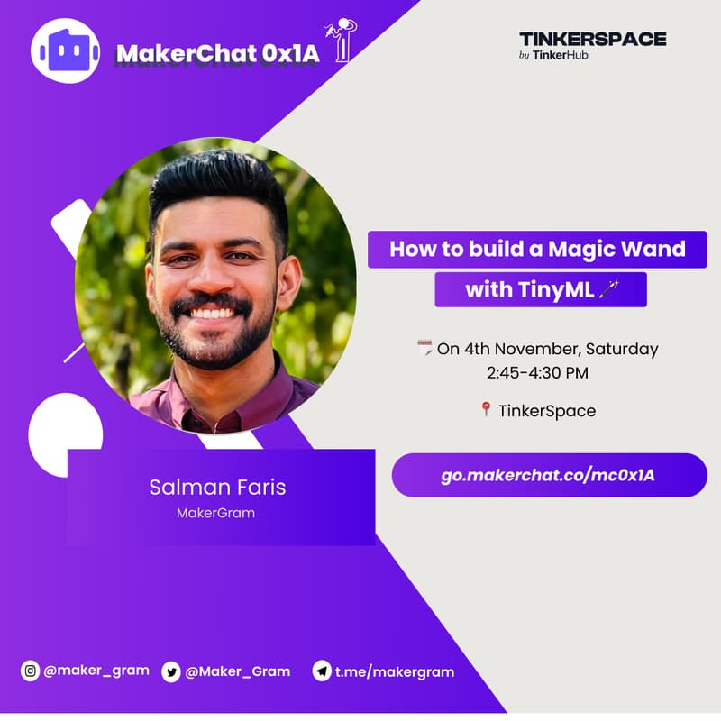 Cover Image for MakerChat 0x1A : How to build a Magic Wand 🪄 